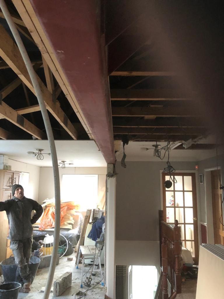completed load bearing wall removal