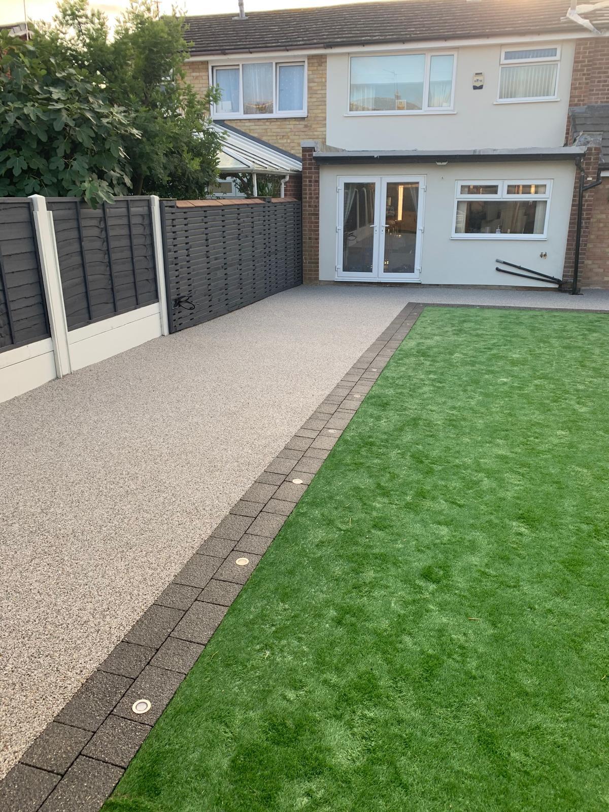 resin-bound surface installation in Leeds by Lynch Renovation & Development